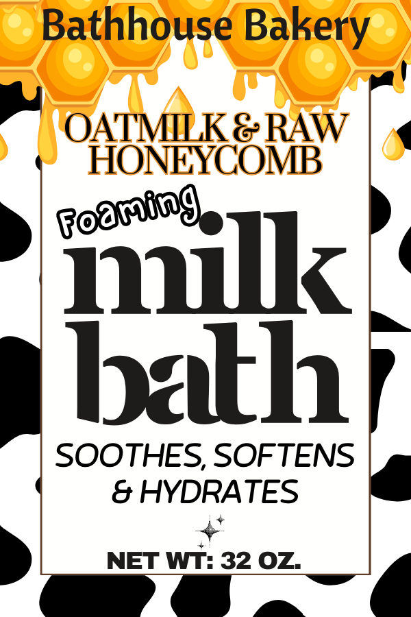 Milk Bath| Bath Soak| Authentic 32 oz squat milk jug!