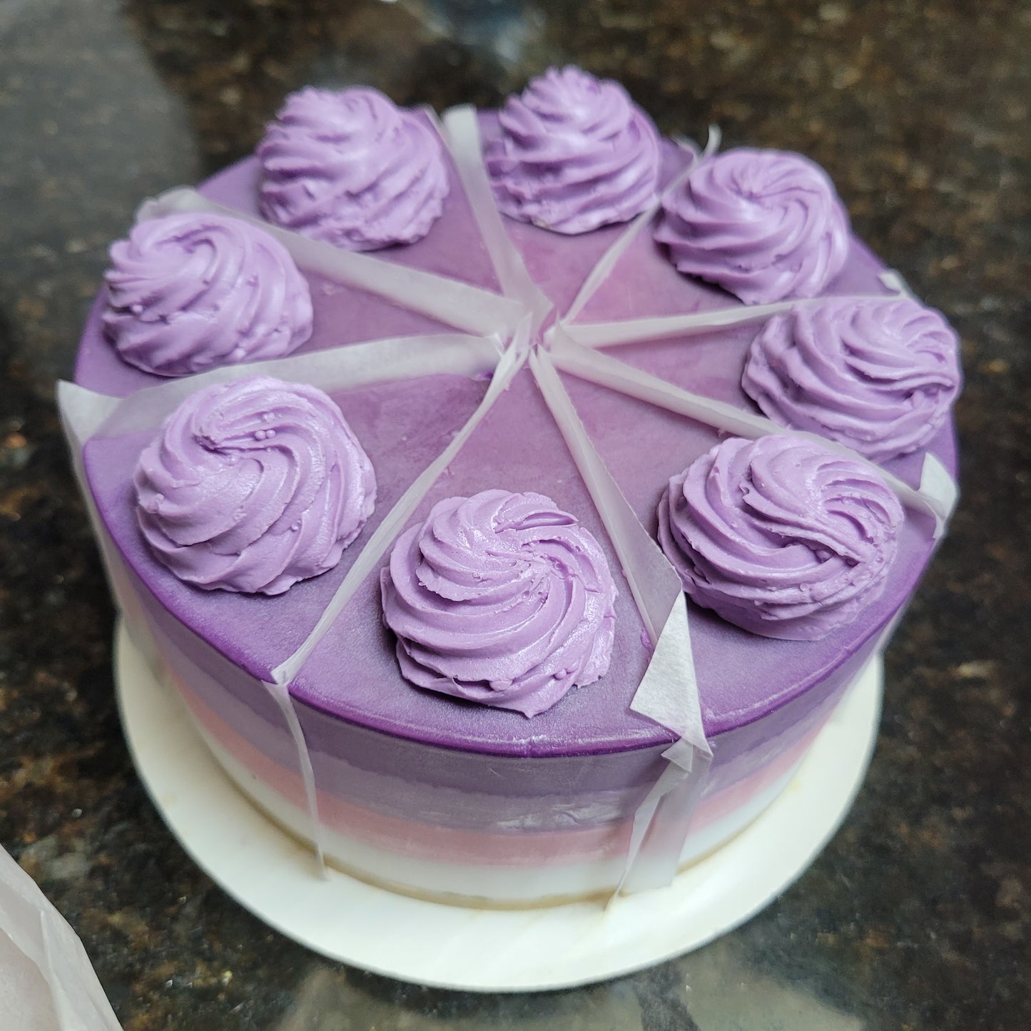 LAVENDER CAKE SOAP (By The Slice or Whole Cake)