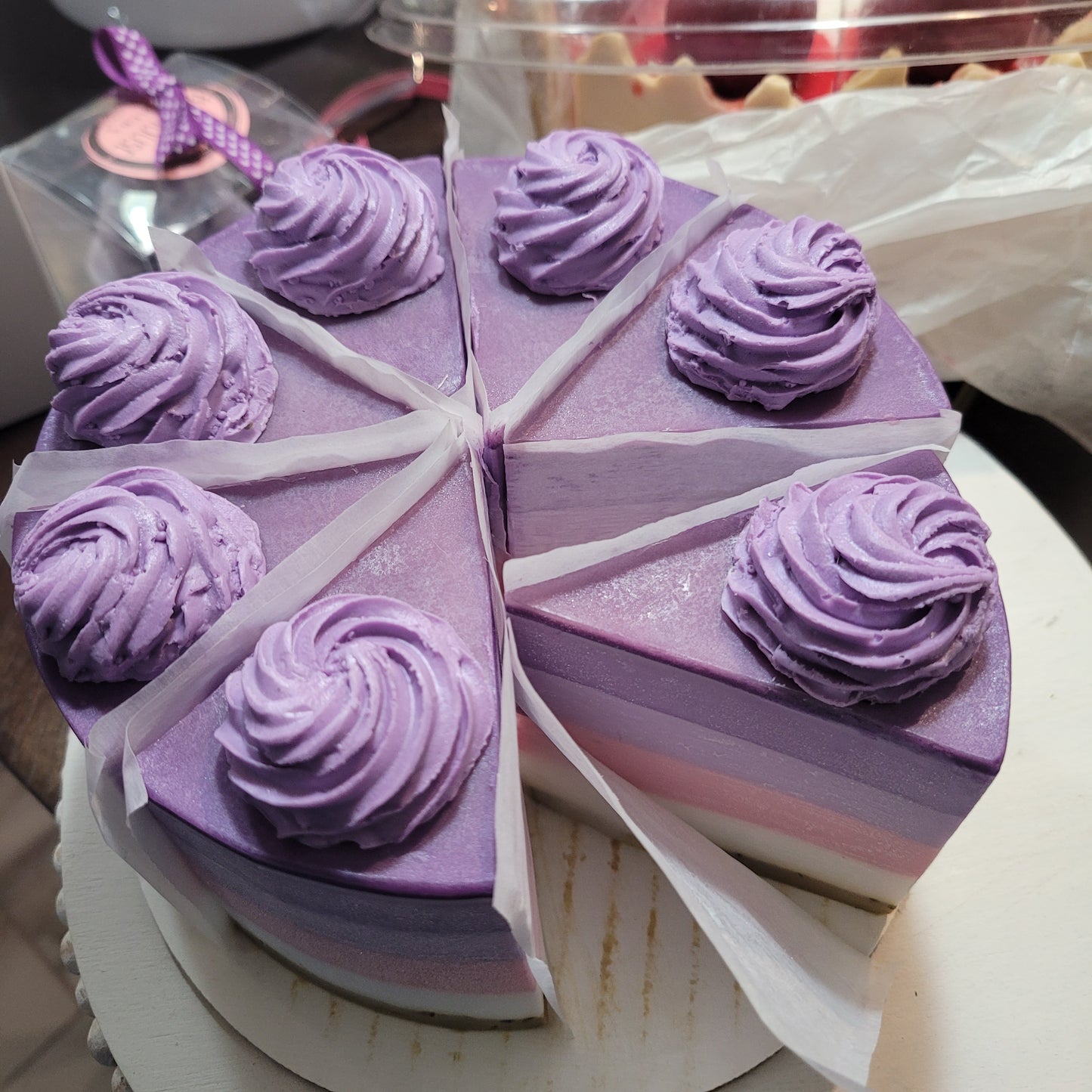 LAVENDER CAKE SOAP (By The Slice or Whole Cake)