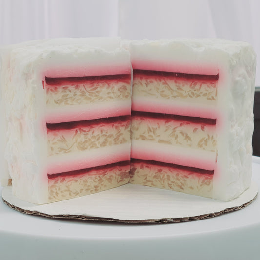 COCONUT CREAM  SOAP CAKE (By the Slice)