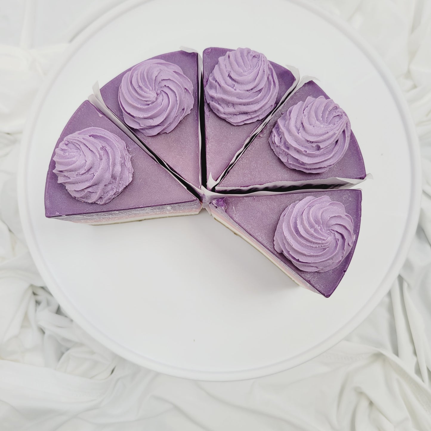 LAVENDER CAKE SOAP (By The Slice or Whole Cake)