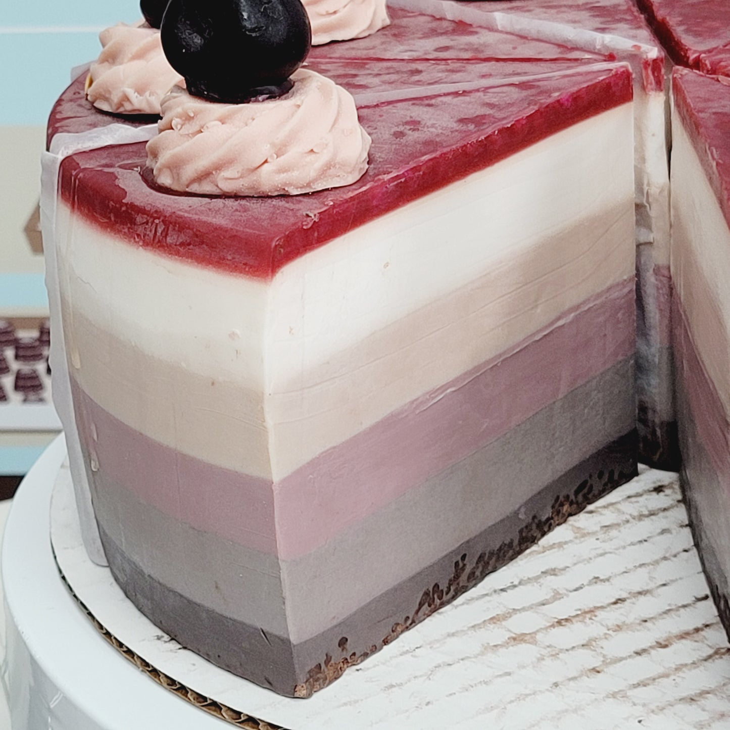 BLACK CHERRY MERLOT SOAP CAKE