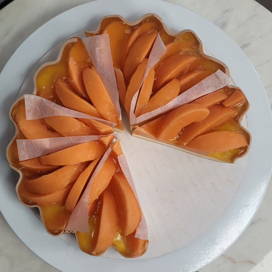 PEACH CHEESECAKE SOAP SLICE