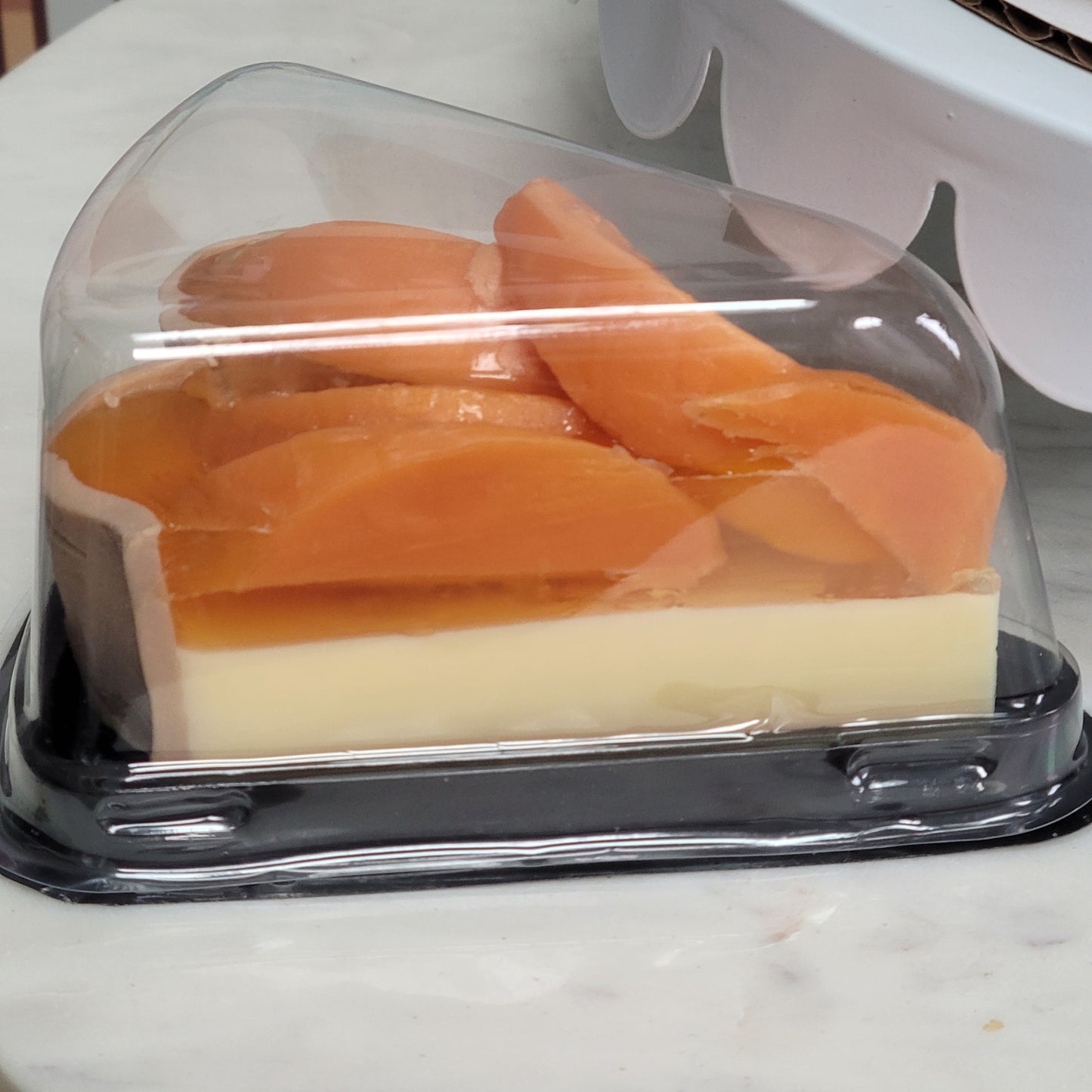 PEACH CHEESECAKE SOAP SLICE