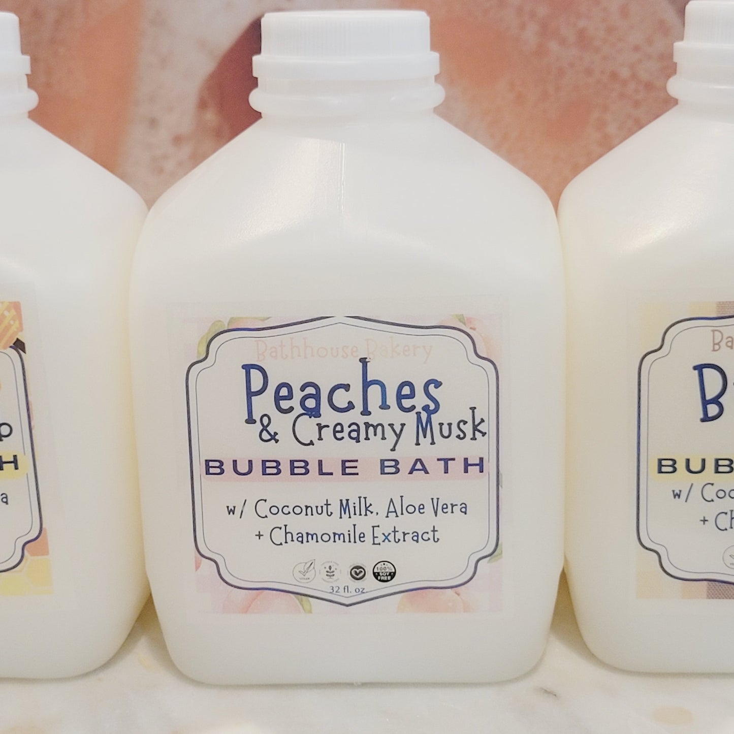 COCONUT MILK BUBBLE BATH, (BUFFALO MILK /CREME DE CACAO)