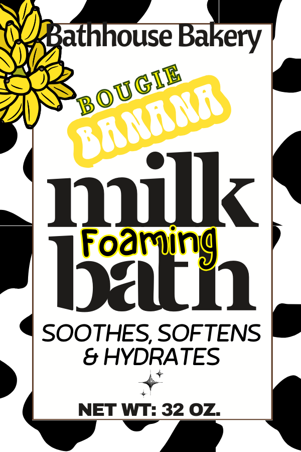 Milk Bath| Bath Soak| Authentic 32 oz squat milk jug!