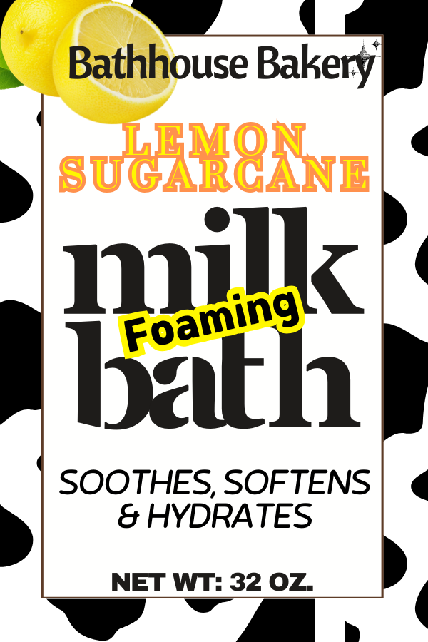 Milk Bath| Bath Soak| Authentic 32 oz squat milk jug!