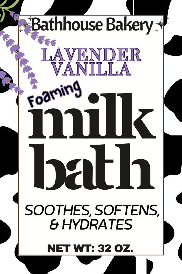 Milk Bath| Bath Soak| Authentic 32 oz squat milk jug!