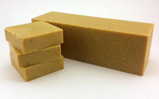 Banana Coconut Scrub Soap Slice