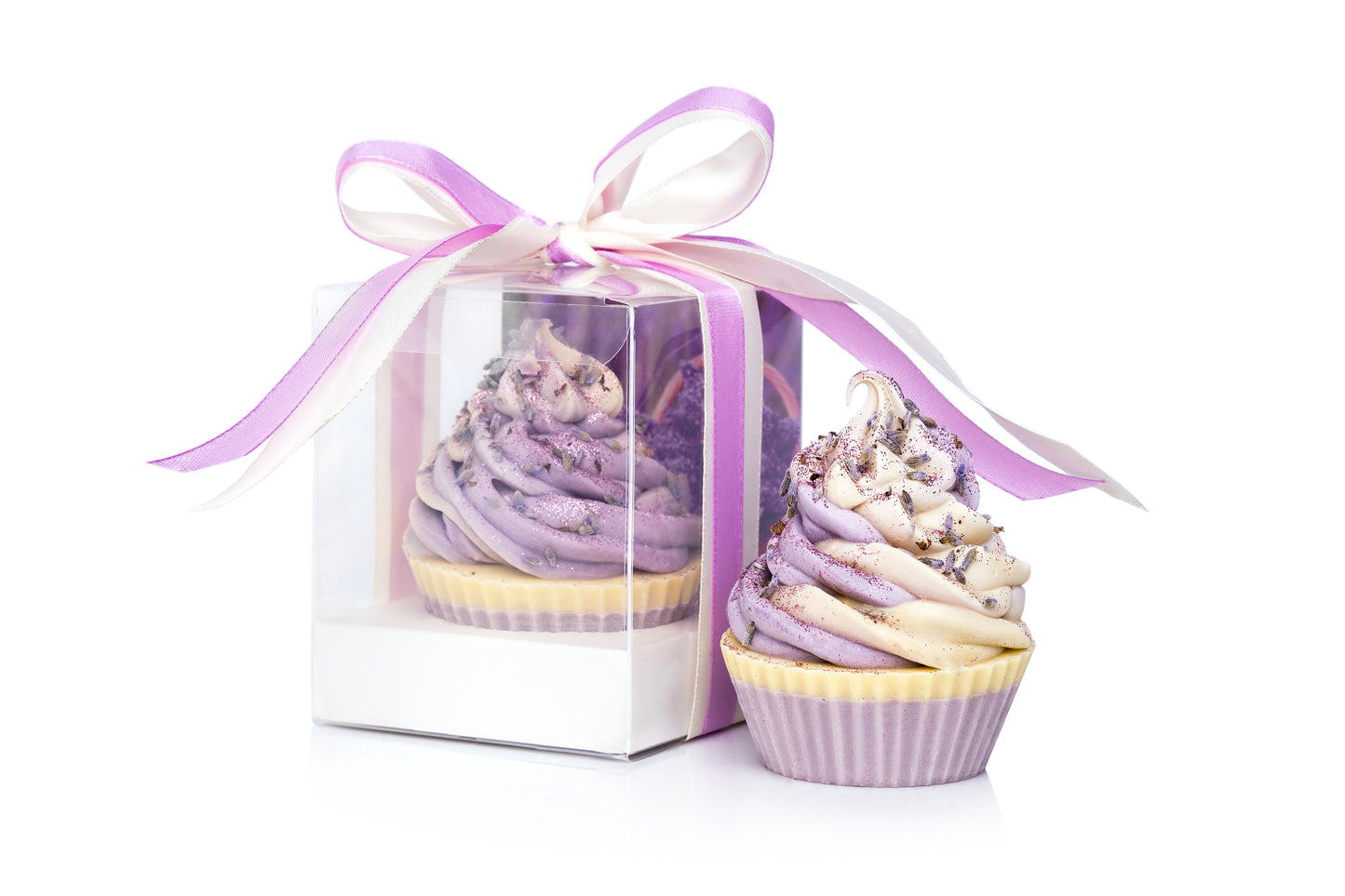 LEMON LAVENDER CUPCAKE SOAP