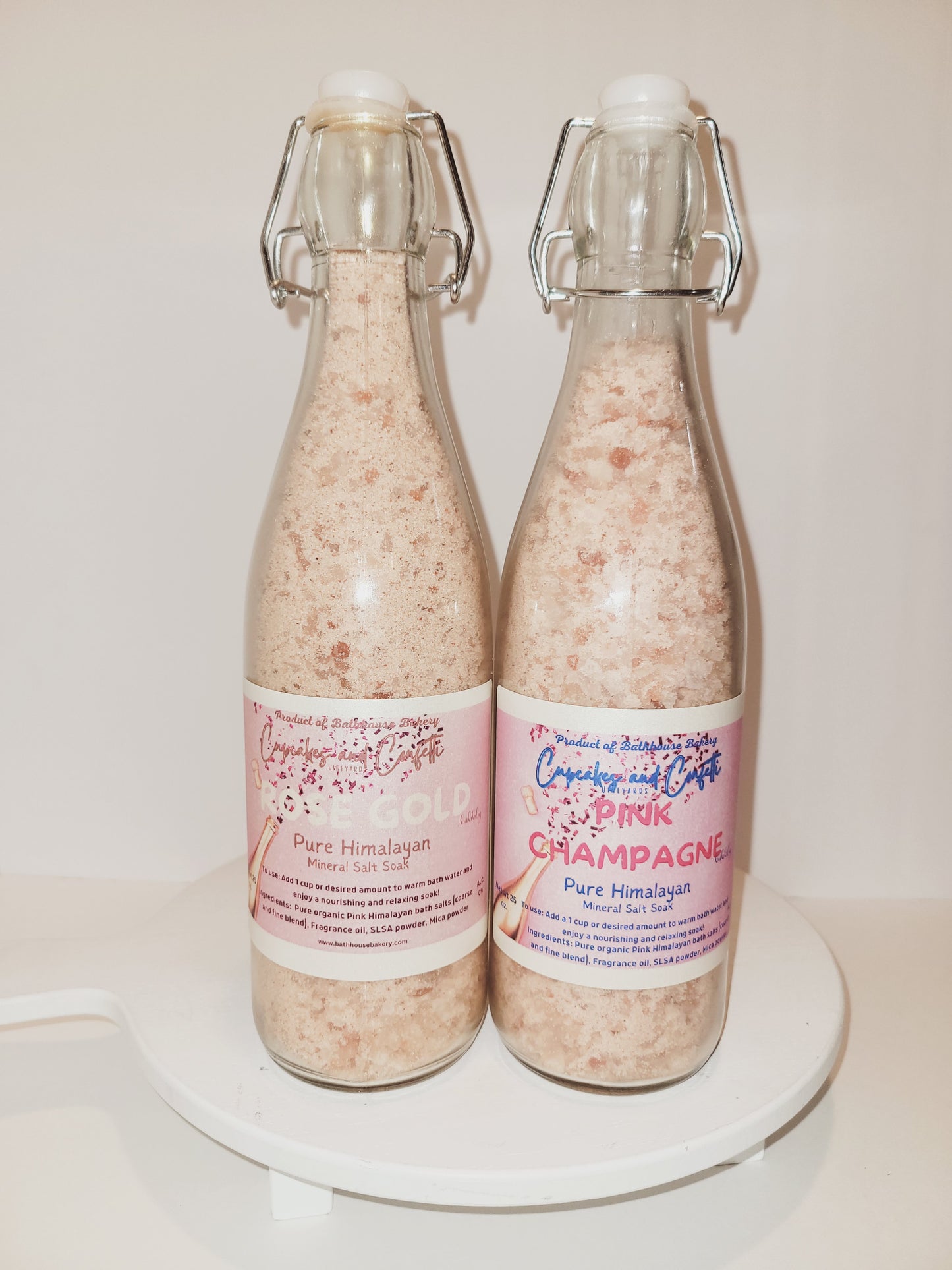 PINK HIMALAYAN CHAMPAGNE BATH SALTS