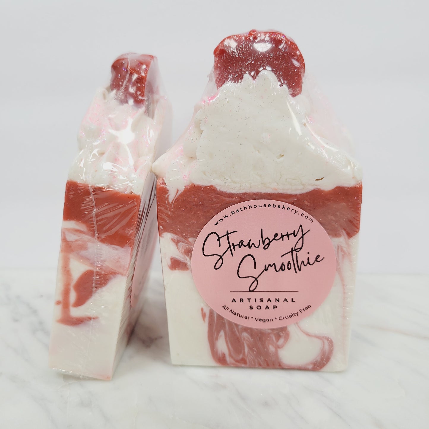 STRAWBERRY SMOOTHIE GOURMAND SOAP SLICE