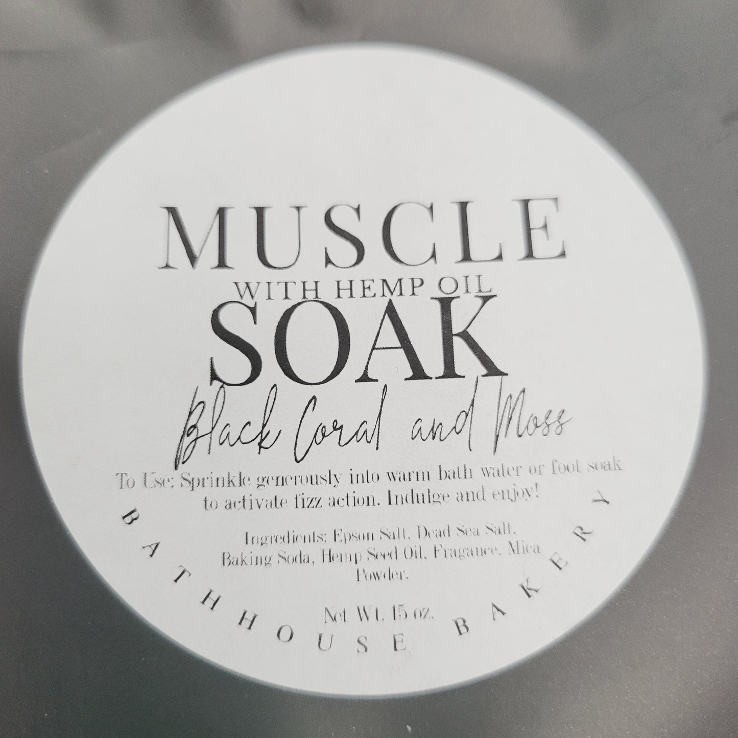 MEN'S MUSCLE SOAK/MINERAL BATH SOAK